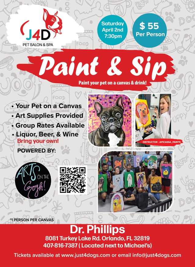 Paint & Sip Downtown Orlando